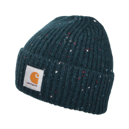 Carhartt WIP Anglistic Beanie Mütze - Dunkles Petrol