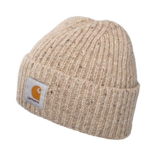 Carhartt WIP Anglistic Beanie Mütze - Beige