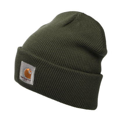 Carhartt WIP Ohio Beanie Mütze aus organischer Baumwolle - Olivgrün