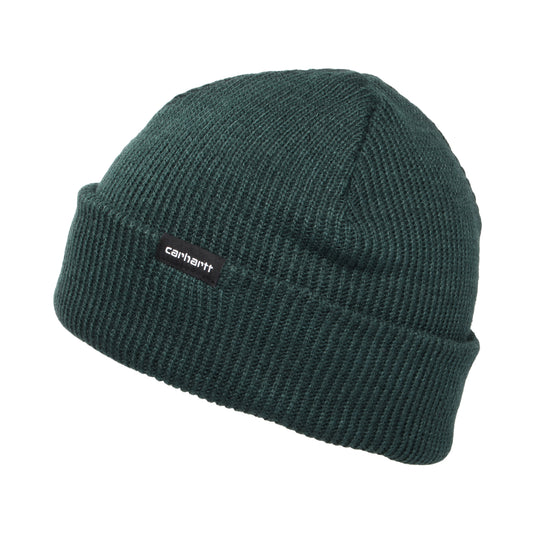 Carhartt WIP Gordan Recycled mit Umschlag Beanie Mütze - Waldgrün
