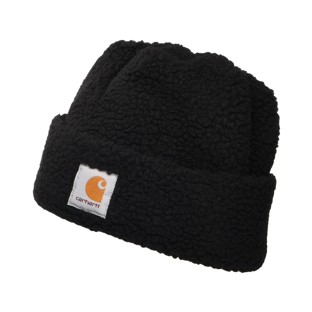 Carhartt WIP Prentis Pile Fleece Beanie Mütze - Schwarz