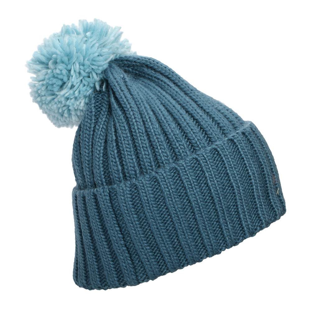 The North Face Heritage Ski Tuke Recycled Bommelmütze - Petrol-Aquamarinblau