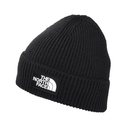 The North Face TNF Logo Box Recycled Beanie Mütze - Schwarz