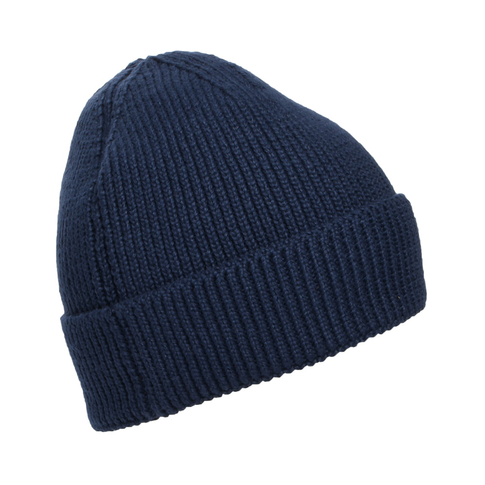 The North Face TNF Logo Box Recycled Beanie Mütze - Marineblau