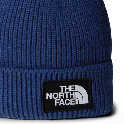 The North Face TNF Logo Box Recycled Beanie Mütze - Marineblau