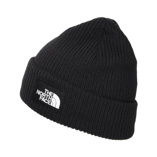 The North Face Salty gefütterte Recycelter Beanie Mütze - Schwarz