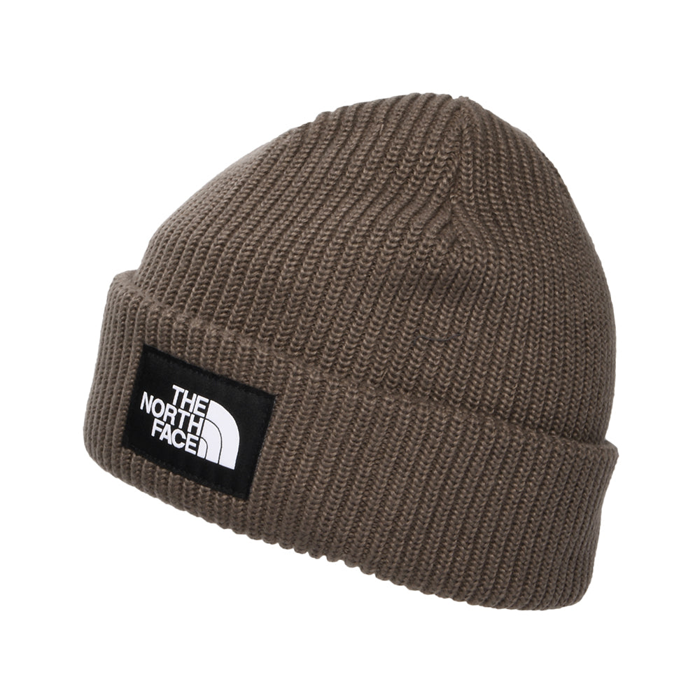 The North Face Salty gefütterte Recycelter Beanie Mütze - Rauchbraun