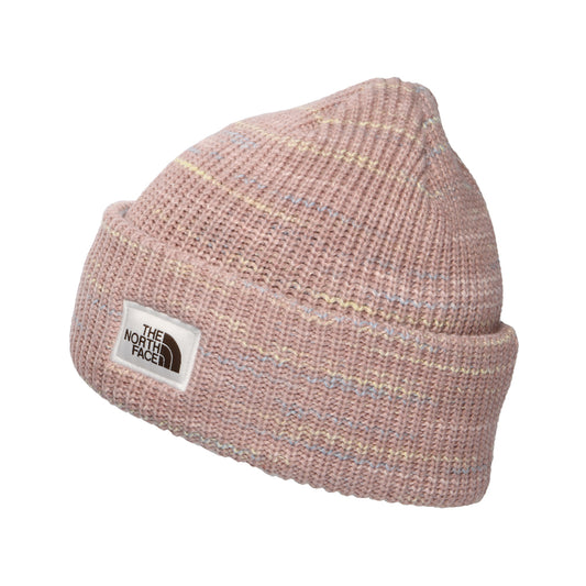 The North Face Salty Bae Recycled Beanie Mütze Space-Dyed - Dunkelrosa