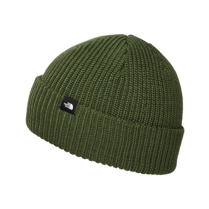 The North Face TNF Recycled Fisherman Beanie Mütze - Dunkles Moos