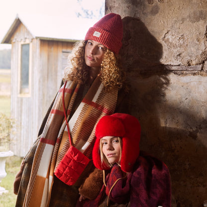 Barts Owlet Recycled Beanie Mütze - Rot