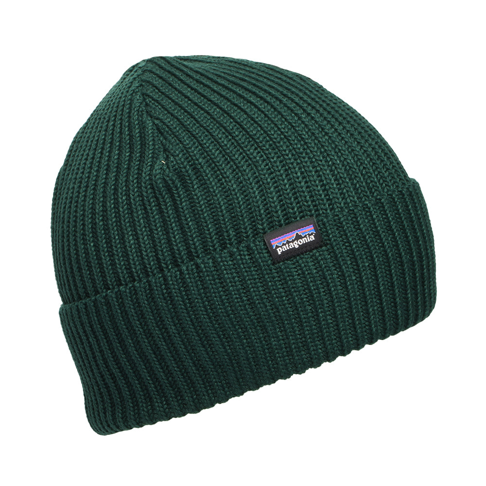 Patagonia Fishermans gerollt Beanie Mütze - Dunkelgrün