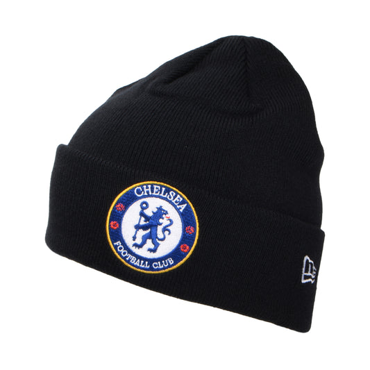 New Era Chelsea FC Beanie Mütze - Core Cuff Lion Crest - Marineblau