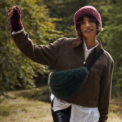 Barts Arugama Recycled Beanie Mütze - Burgunderrot