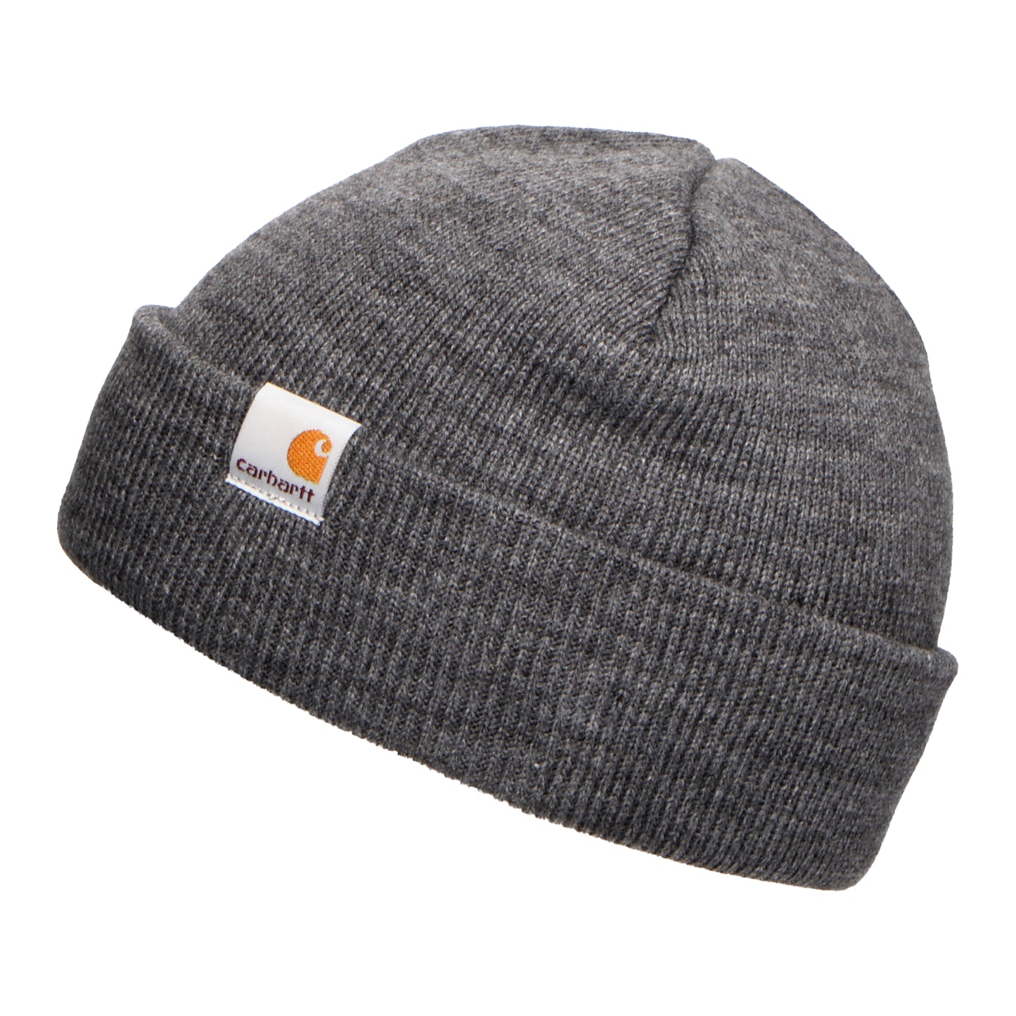 Carhartt WIP Stratus Low Beanie Mütze - Meliertes Dunkelgrau