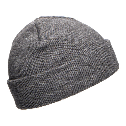 Carhartt WIP Stratus Low Beanie Mütze - Meliertes Dunkelgrau