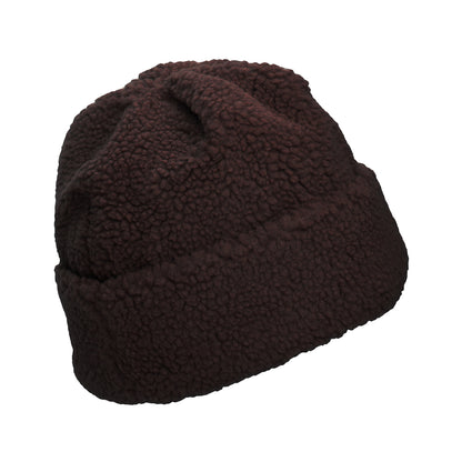 Carhartt WIP Prentis Pile Fleece Beanie Mütze - Schokolade