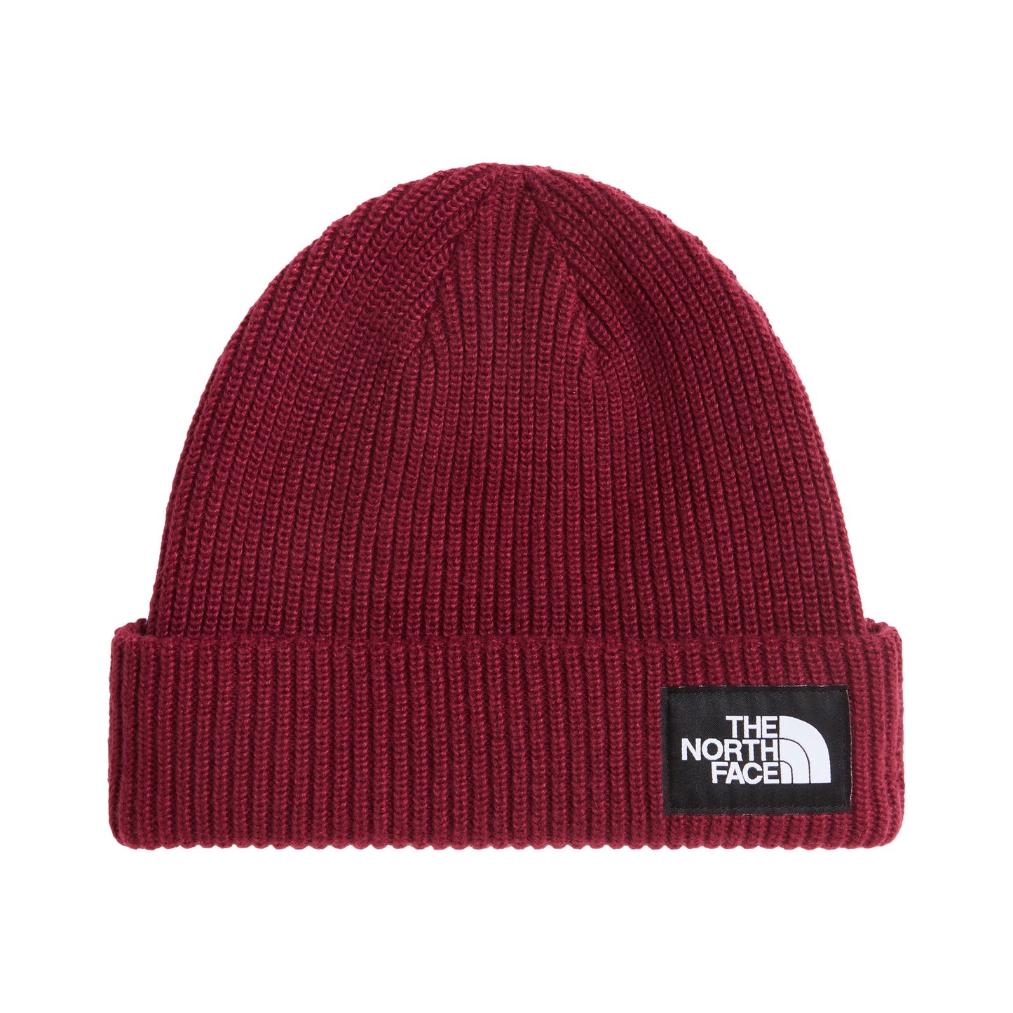 The North Face Salty gefütterte Recycelter Beanie Mütze - Burgunderrot