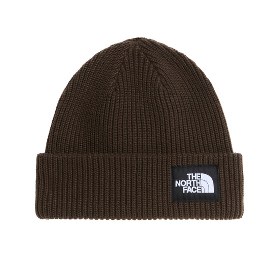 The North Face Salty gefütterte Recycelter Beanie Mütze - Dunkelbraun