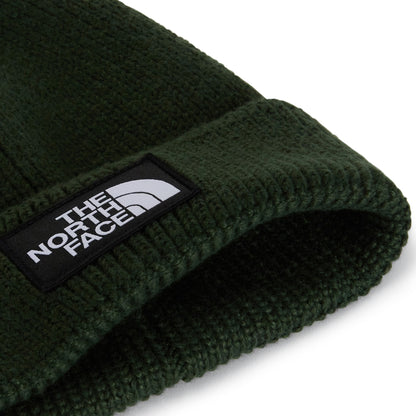 The North Face TNF Logo Box Recycled Beanie Mütze - Flaschengrün