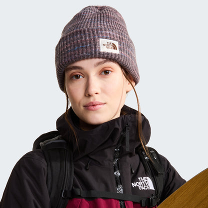The North Face Salty Bae Recycled Beanie Mütze Space-Dyed - Dunkles Mauve