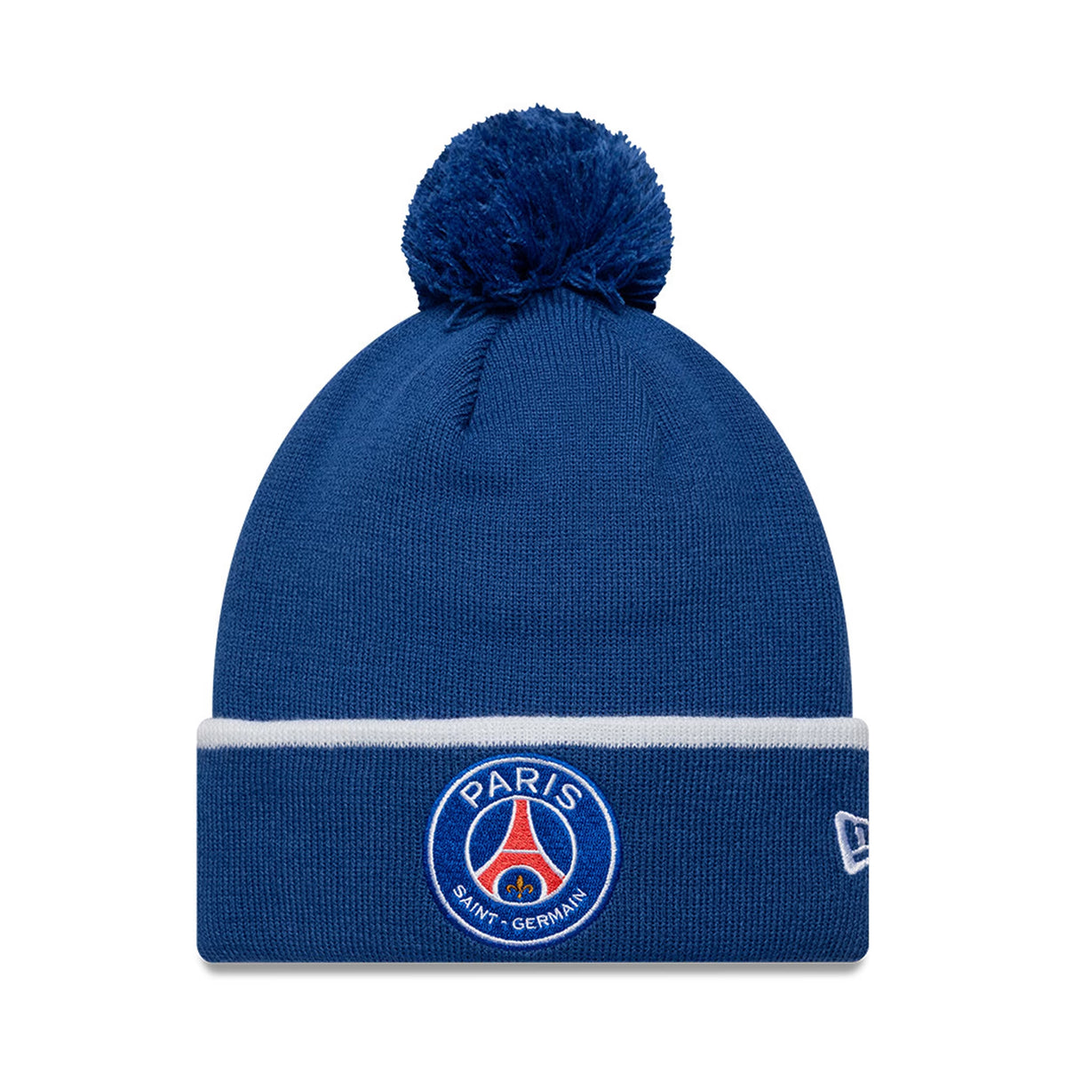 New Era Paris Saint-Germain FC Bommelmütze - Core Cuff - Blau