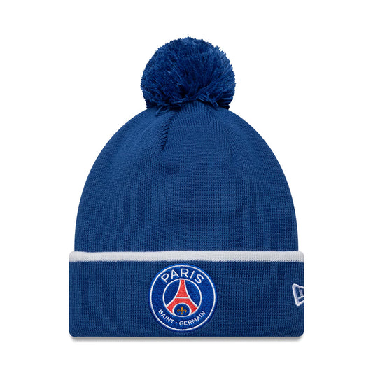 New Era Paris Saint-Germain FC Bommelmütze - Core Cuff - Blau