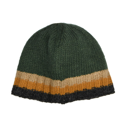 Kusan Hi Rib Beanie Mütze - Grün-Kamel