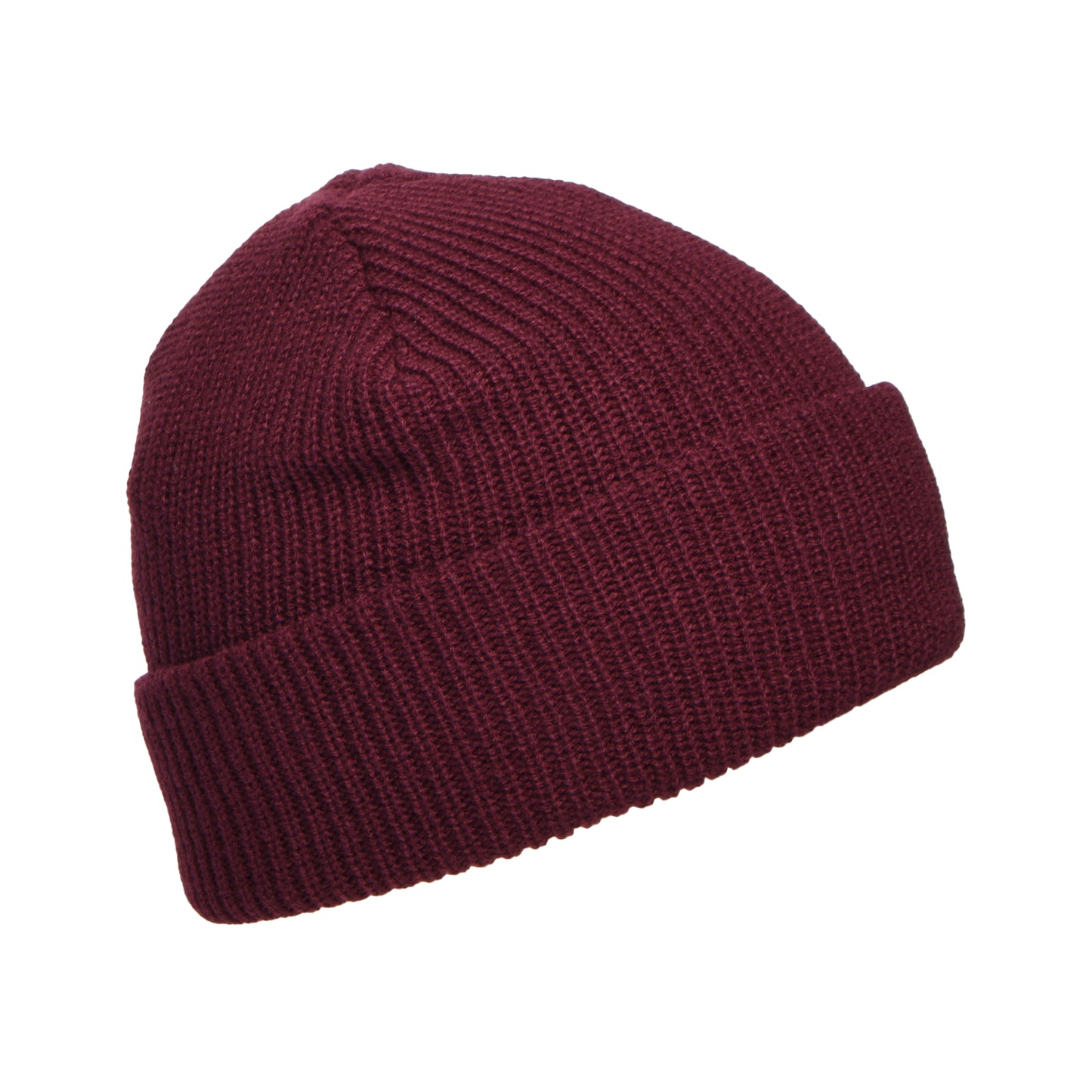 New Balance Fisherman Beanie Mütze im Rippenstrick - Weinrot