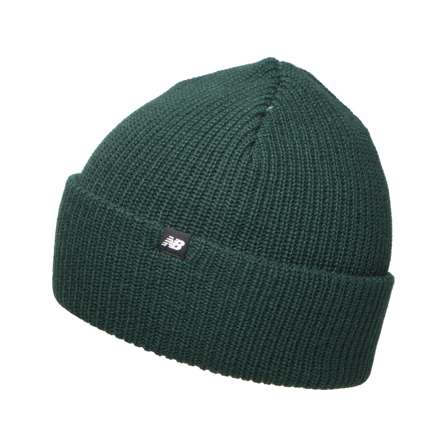 New Balance Fisherman Beanie Mütze im Rippenstrick - Waldgrün
