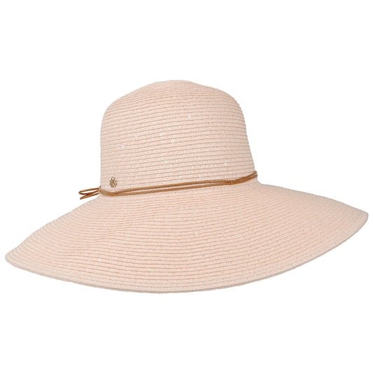 Cappelli Waverly Sonnenhut aus geflochtenem Papier - Rosé