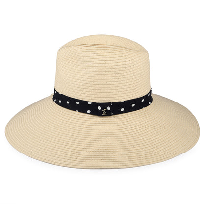 Joules Sia mit erweiterter Krempe Fedora Sonnenhut - Natur