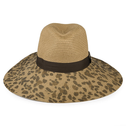 Joules Sia mit erweiterter Krempe Fedora Sonnenhut - Natur-Braun