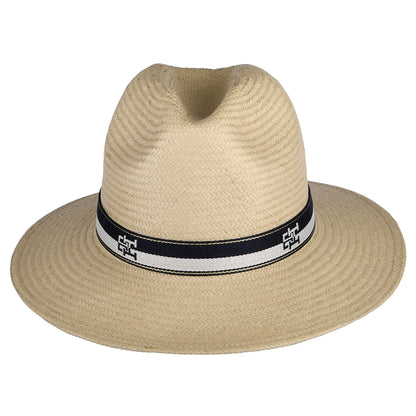 Tommy Hilfiger Iconic Prep Fedora Hut aus Toyo Stroh - Natur