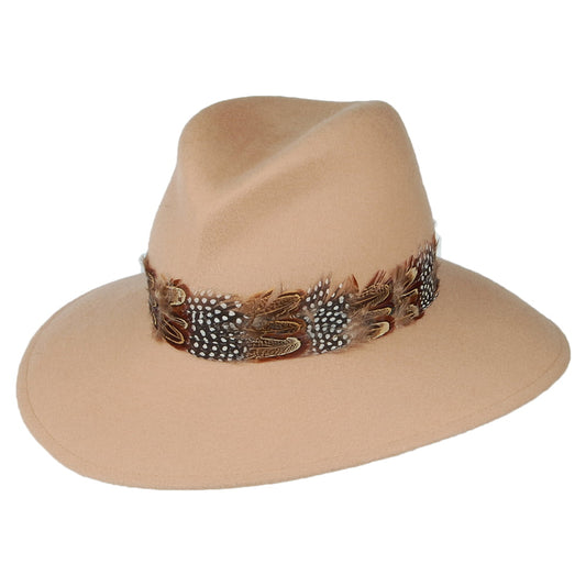 Whiteley Penelope Country Fedora Hut - Kamel