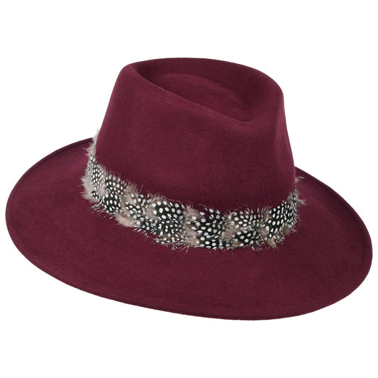 Failsworth Country Feder Fedora Hut - Merlot