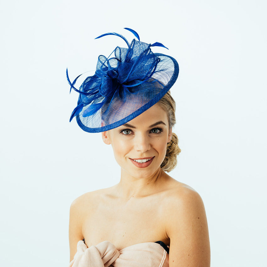 Failsworth Ginny Scheiben Fascinator - Blau