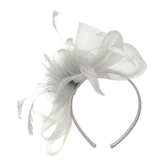 Jane Anne Designs Ferne Fascinator - Silber