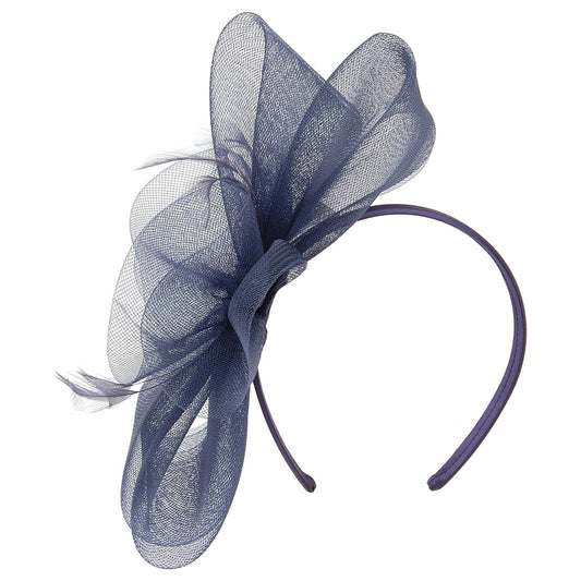 Jane Anne Designs Schauna Fascinator - Marineblau