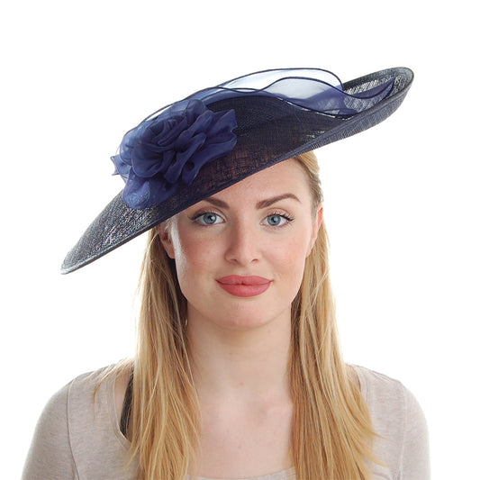 Failsworth Saoirse Disc Fascinator - Marineblau