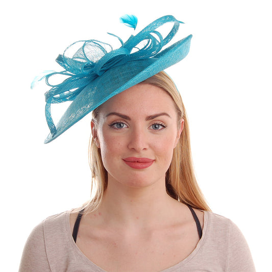 Failsworth Caitlyn Scheiben Fascinator - Türkis