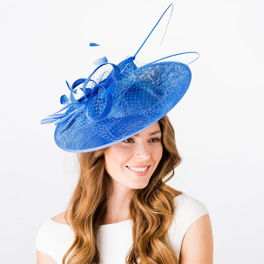 Failsworth Lunar Scheiben Fascinator - Blau