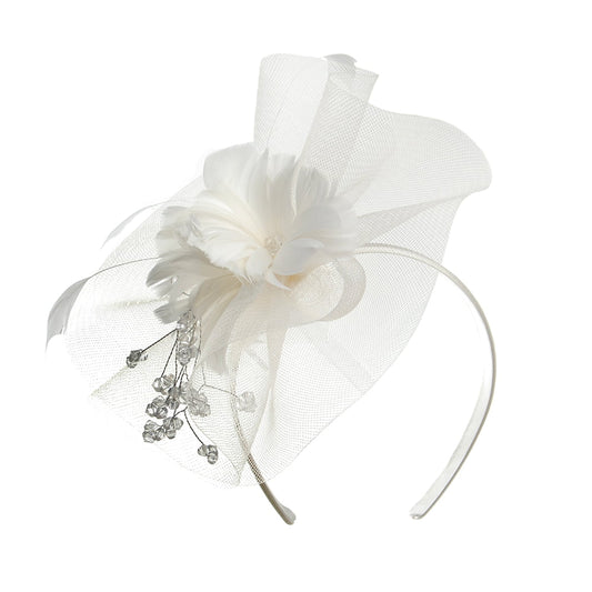 Jane Anne Designs Clementine Fascinator - Elfenbein