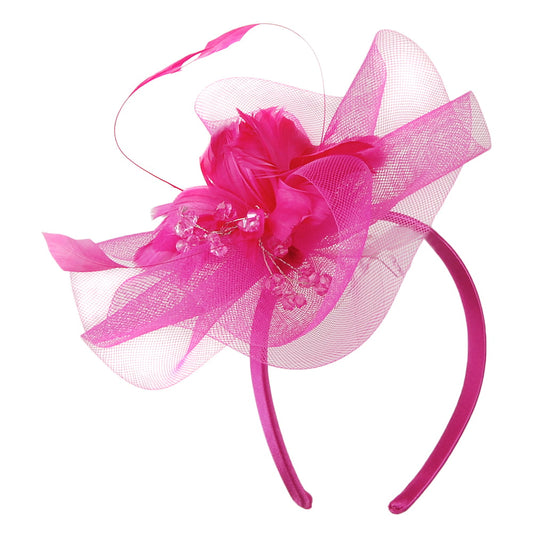 Jane Anne Designs Clementine Fascinator - Fuchsie