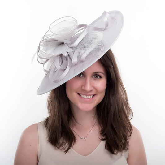 Jane Anne Designs Penelope Disc Fascinator - Silber