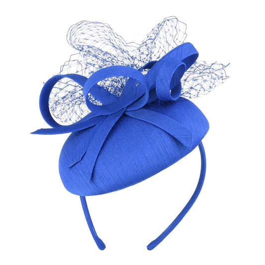 Failsworth Loralei Pillbox Fascinator - Kobaltblau