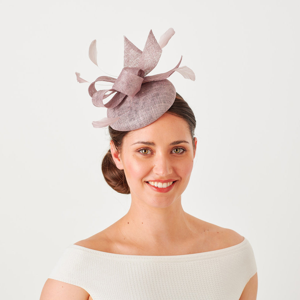 Failsworth Layla Pillbox Fascinator - Taupe