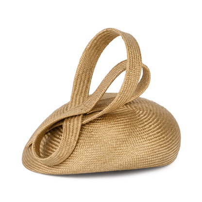 Whiteley Jenny Pillbox Hut aus Stroh - Kaffee