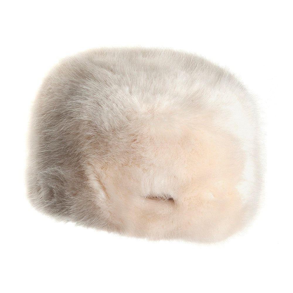 Barts Josh Pillbox Kunstpelz Hut aus Acryl - Winterweiss