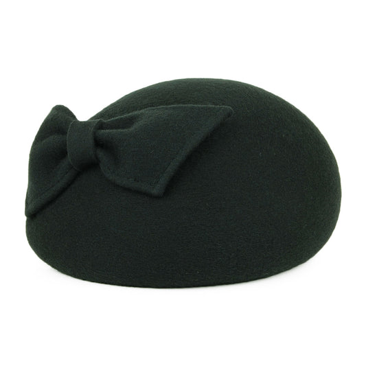 Whiteley Kate Pillbox-Hut mit Schleife - Waldgrün