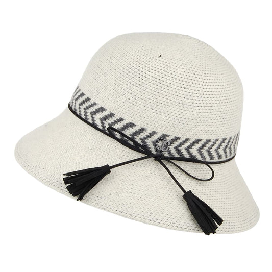 Callanan Mattie Glockenhut aus Wollmischung - Elfenbein